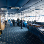 nicko cruises 15-Tage-Kreuzfahrt von Kiel bis zum Nordkap − Polarkreis entdecken mit VASCO DA GAMA_Kommandobrücke Vasco da Gama