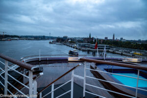 nicko cruises 15-Tage-Kreuzfahrt von Kiel bis zum Nordkap − Polarkreis entdecken mit VASCO DA GAMA_Rückblick auf Kiel
