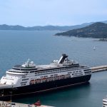 nicko cruises 11-Tage-Mittelmeerkreuzfahrt Athen bis Istanbul mit VASCO DA GAMA_Blick von der Akropolis von Kavala auf die Vasco da Gama