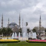 nicko cruises 11-Tage-Mittelmeerkreuzfahrt Athen bis Istanbul mit VASCO DA GAMA_Blick vom Sultan-Ahmet-Park auf die Blaue Moschee (Sultan-Ahmet-Moschee, Istanbul)