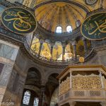 nicko cruises 11-Tage-Mittelmeerkreuzfahrt Athen bis Istanbul mit VASCO DA GAMA_Arabische Kalligrafie in der Hagia Sophia (Istanbul)