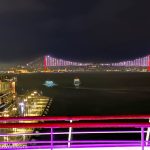 nicko cruises 11-Tage-Mittelmeerkreuzfahrt Athen bis Istanbul mit VASCO DA GAMA_Blick bei Nacht auf die Bosporus Brücke (Istanbul)
