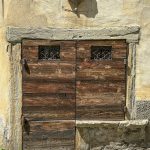 Tür am Palazzo Quadrio-Foppoli in Tirano_Entdeckungstour durch das malerische Engadin