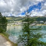 Blick vom Seerundweg auf St. Moritz_Entdeckungstour durch das malerische Engadin